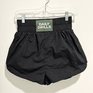 Daily Drills Black Athletic Shorts